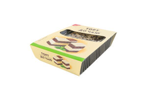 Торт бисквитный К чаю ТОВ Бріошь лоток 500г