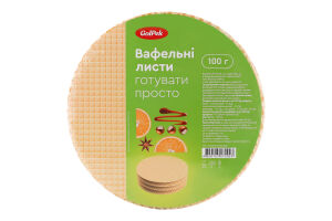 Листи вафельні GolPek м/у 100г