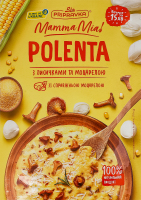 Суміш для приготування поленти натуральна з лисичками та моцарелою Polenta Mamma Mia Pripravka д/п 170г