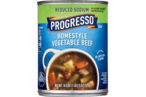 Progresso Reduced Sodium Beef & Vegetable Soup