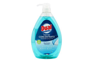 Гель для миття посуду концентрований Сода та шавлія Dual Power 1л