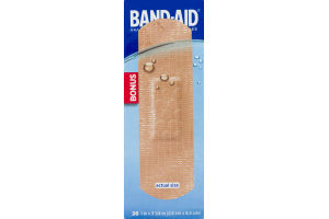 Band-Aid Adhesive Bandages Tough Strips Waterproof - 26 CT