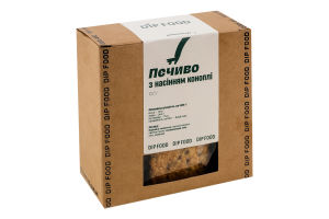 Печиво з насінням коноплі Dip food к/у 100г