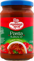 Соус для пасты стерилизованный Маленький кухар с/б 300г
