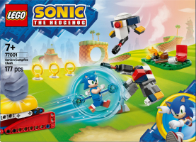 Конструктор для дітей від 7років №77001 Sonic's campfire clash Sonic Lego 177ел