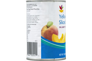 Ahold Yellow Cling Sliced Peaches In Light Syrup