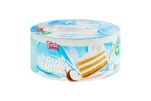 Торт бисквитный с кокосом Snow Cake Tarta к/у 420г