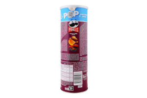 Чипси картопляні зі смаком техаського соусу барбекю Pringles тубус 165г
