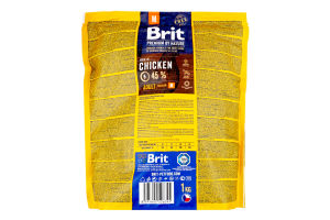 Корм сухой для взрослых собак Chicken Medium Brit д/п 1кг