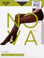 Колготки жіночі Nova Classic 20 чорний р.5