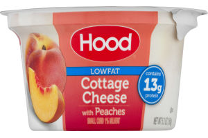 Hood Low Fat Cottage Cheese With Peaches