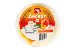 Десерт сирковий 9% молоковмісний солодкий Персик Пані Хуторянка п/у 300г