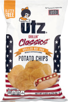 Utz Grillin' Classics Potato Chips Grilled Hot Dog
