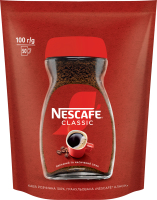 Кофе растворимый гранулированный Classic Nescafe д/п 100г