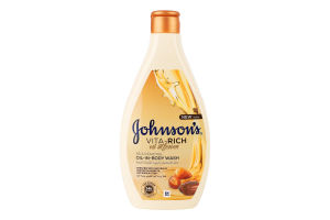 Гель для душа питательный с маслами миндаля и ши Oil infusion Vita-Rich Johnson's 400мл