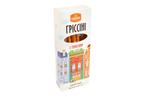 Палички хлібні з томатами Гріссіні Рум'янець к/у 125г
