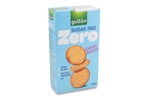 Печенье песочное без сахара Short bread Zero Gullon к/у 2х165г