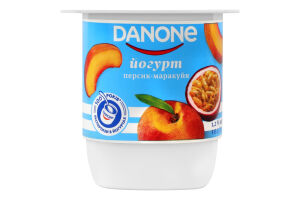 Йогурт 1.2% Персик-маракуйя Danone ст 115г