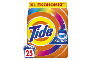 Засіб миючий синтетичний порошкоподібний Колор автомат 3,4кг Tide