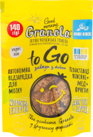 Завтрак сухой запеченный Гранола Финик + Кокос To go Good morning, Granola д/п 140г