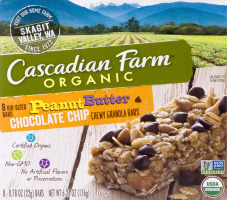 Cascadian Farm Organic Chewy Granola Bars Peanut Butter Chocolate Chip - 8 CT