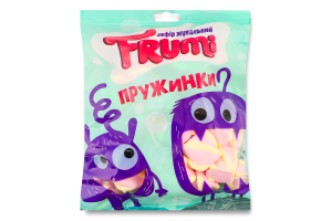 Маршмеллоу Веселі пружинки з ароматом полуниці 175г Фрумі