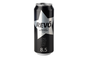 Напій слабоалкогольний 500мл 8.5% сильногазований Black Alco Energy Revo з/б