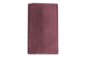 Рушник темно-коричневий махровий з вафельним бордюром 40*70см 450г/м2 ГМ Текстайл