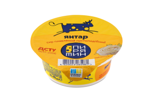 Сир плавлений 45% пастоподібний Янтар Пирятин ст 90г