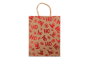 Пакет подарунковий новорічний 27*21*11см KYYW216