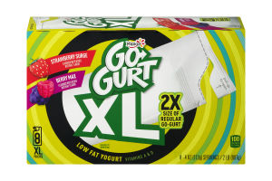 Yoplait Go Big Low Fat Yogurt Pouches Variety Pack - 8 CT