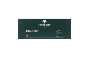 Кава смажена мелена в дріп-пакеті Твій мікс Idealist Coffee&Co. к/у 30х12г