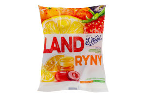 Карамель льодяникова з фруктами мигдалем та смаком коли 90г Е. Ведель