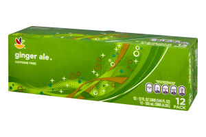 Ahold Ginger Ale Caffeine Free - 12 CT