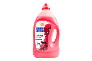 Гель для стирки универсальный Summer fresh Wash&Free 3.8л