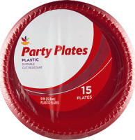 Ahold Plates Party Plastic 9 Inch - 15 CT
