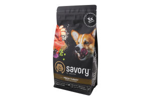 Корм д/стерилізованих собак з індичкою сухий 1кг Сейворі