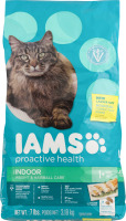IAMS Proactive Health Indoor Weight & Hairball Care Premium Cat Food With Chicken 1 + Years