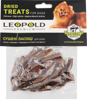 Лакомства для собак сушеные Печень говяжья Premium Leopold м/у 0.1кг