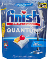 Засіб для миття посуду в посудомийних машинах в капсулах Лимон Quantum All in 1 Finish 115шт