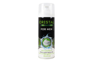 Пена для бритья увлажняющая для чувствительной кожи For men Cristal 400мл