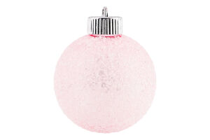 Прикраса ялинкова Рожеве сяйво 8см 833967