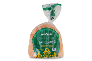 Хлеб половинка в нарезке пшеничный Панский Цар хліб м/у 400г