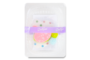 Набір кондитерських декорацій пасхальний Весняний зайчик Добрик п/у 6шт