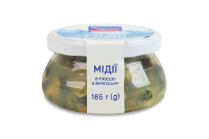 Мидии в рассоле с анчоусами Norven с/б 185г