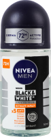 Антиперспірант Ultimate Impact Чорне та біле невидимий Nivea Men 50мл