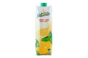 Напій соковий негазований пастеризований Lemon-mint Naturalis т/п 1л