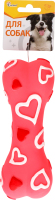 Іграшка д/собак Кістка з серцем вініл 18,5см Eastland