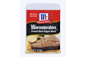 McCormick Worcestershire Ground Black Pepper Blend