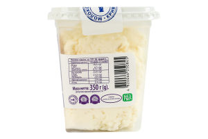 Масса творожная 18% молокосодержащая сладкая с изюмом Крестьянская Мілкін п/у 350г
